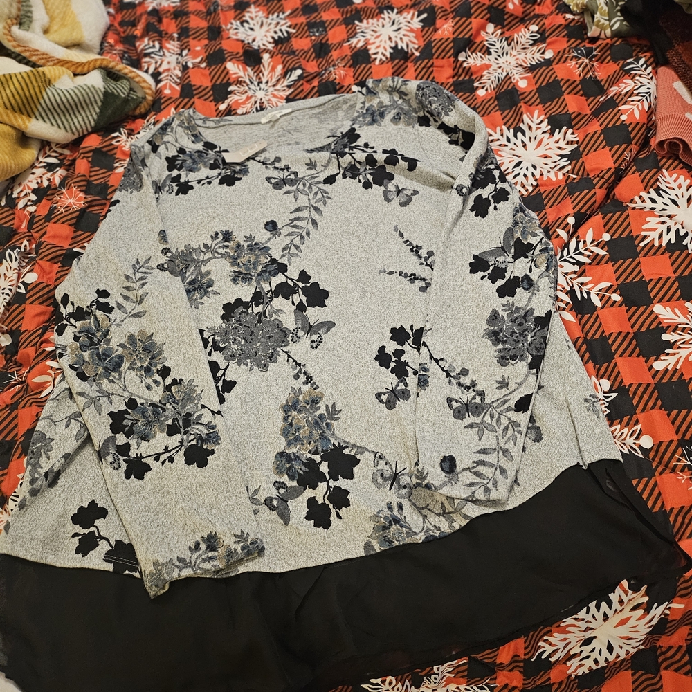 Floral Long Sleeve Blouse